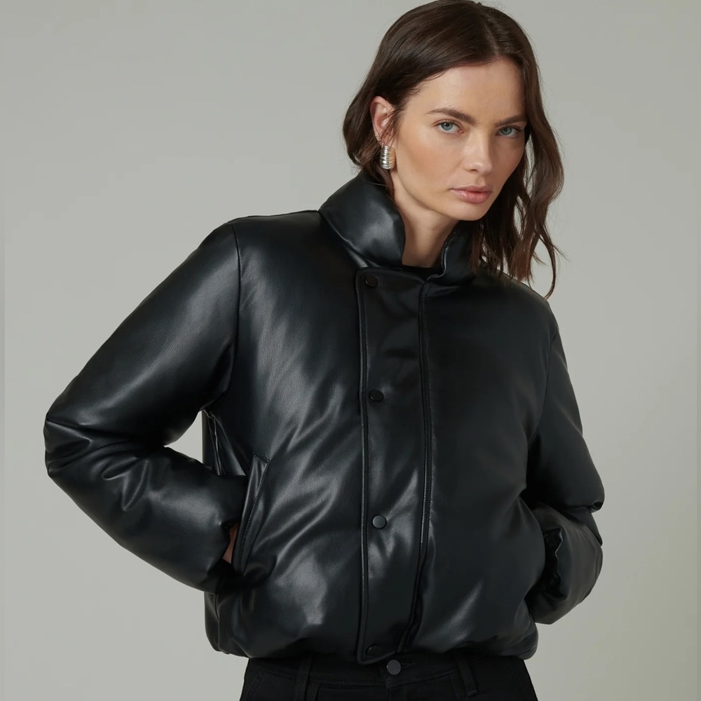 Joe’s KIKI VEGAN LEATHER BOMBER JACKET